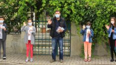 ÇOCUKLARA   HARÇLIK VE ŞEKERLE ÖZEL MASKE