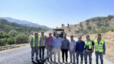 Yaylabayır gurup yolu yapılıyor