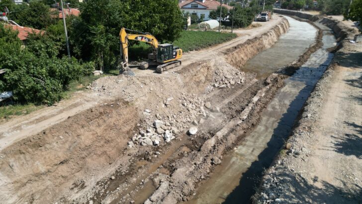 Ilıcalı Deresi Islah ediliyor