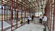 Terminal binası hızla ilerliyor