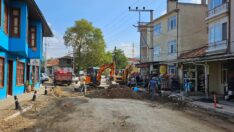 İlçede doğalgaz hareketliliği