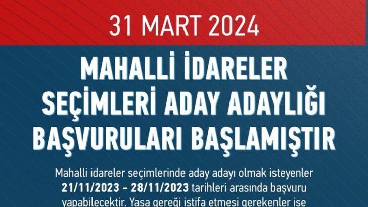 CHP’de başvurular başladı