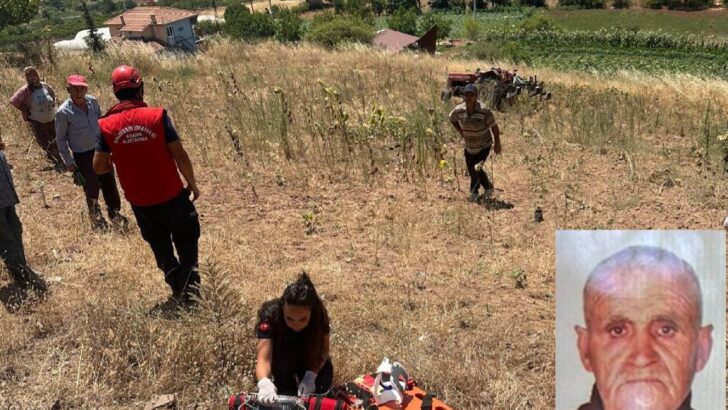YİNE TRAKTÖR KAZASI 1 ÖLÜ