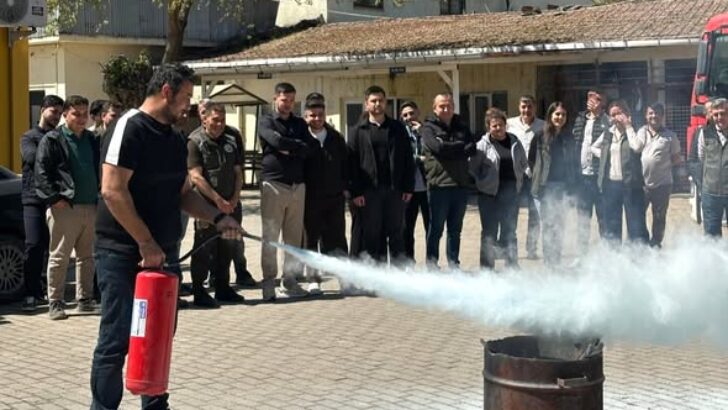 Ormancıya Kapalı Alan Yangını Eğitimi